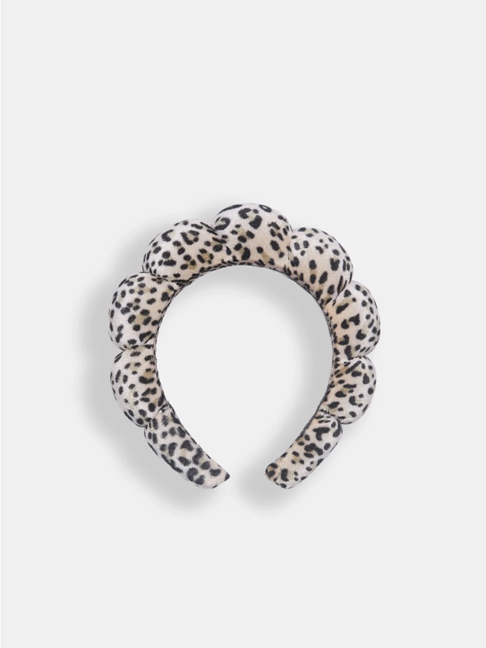 Aeropostale Cream and Black Leopard Padded Headband